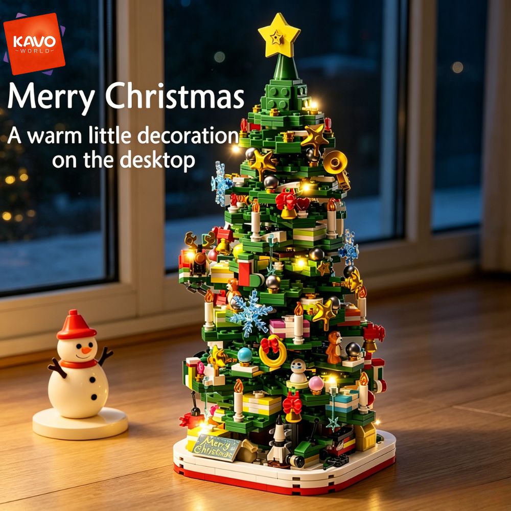 KAVOWORLD 1024pcs Christmas Tr - Desk Setup Options review and price