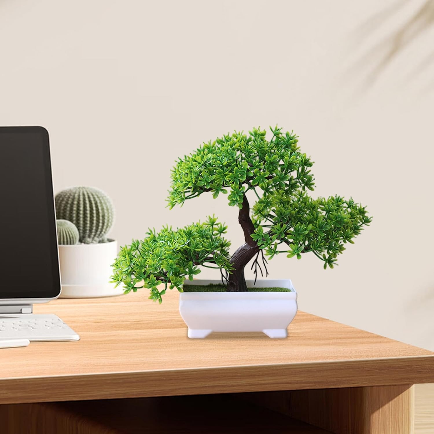 1/2Pcs Artificial Bonsai Tree  - Desk Setup Plants review and price